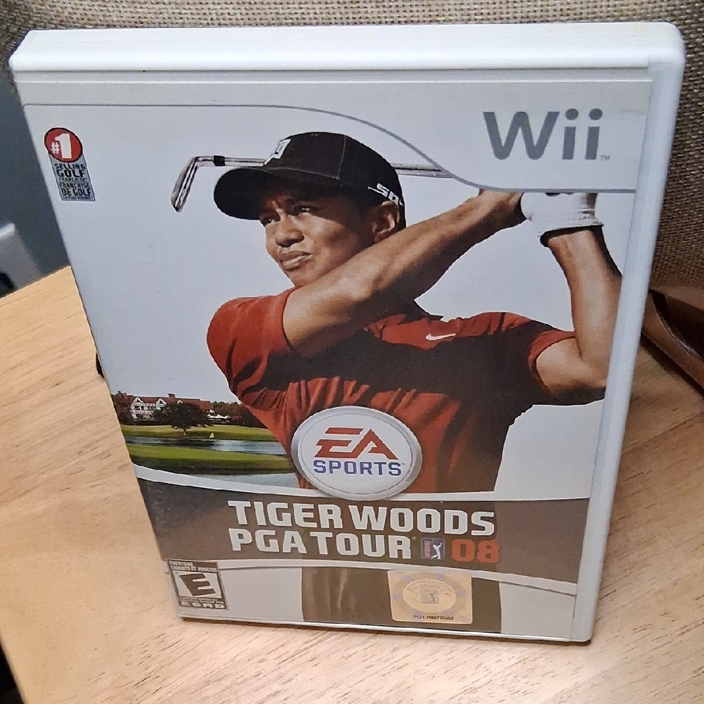 EA Sports Tiger Woods PGA Tour 08 for Wii - Red Cover